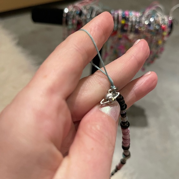 Phone String!! Beautiful Blue Shift Glass Beads & Swarovski Theme! - Picture 9 of 11